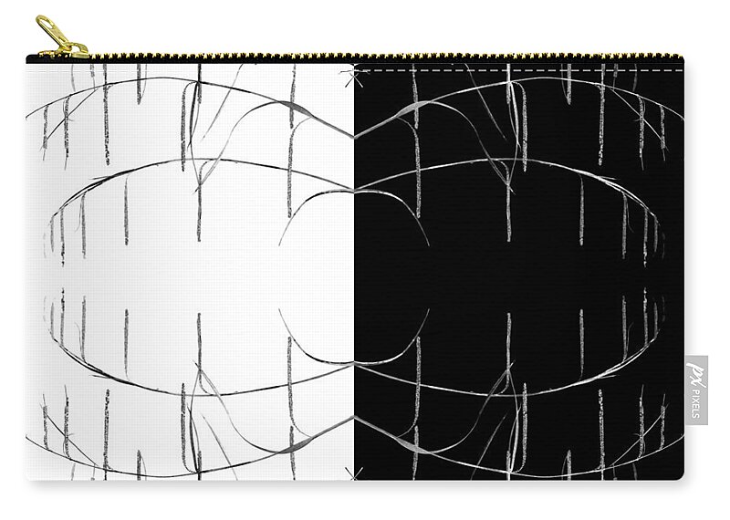 Photography By Paul Davenport Zip Pouch featuring the photograph Organic Enhancements 6 by Paul Davenport