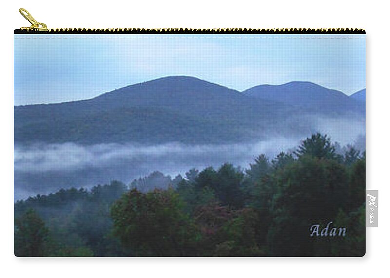 Stowehof Inn Zip Pouch featuring the photograph Deck View Of The Dawn - Panorama by Felipe Adan Lerma