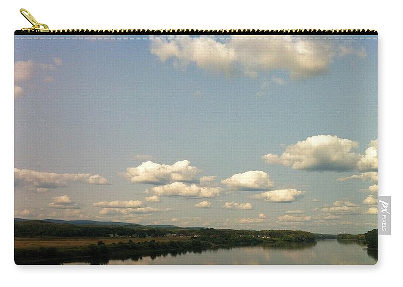 River Zip Pouch featuring the photograph As Far as the Eye can See by Annie Walczyk