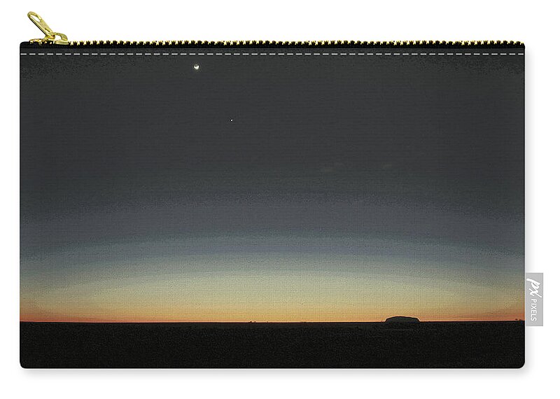 At Dusk Zip Pouch featuring the painting At Dusk by Celestial Images