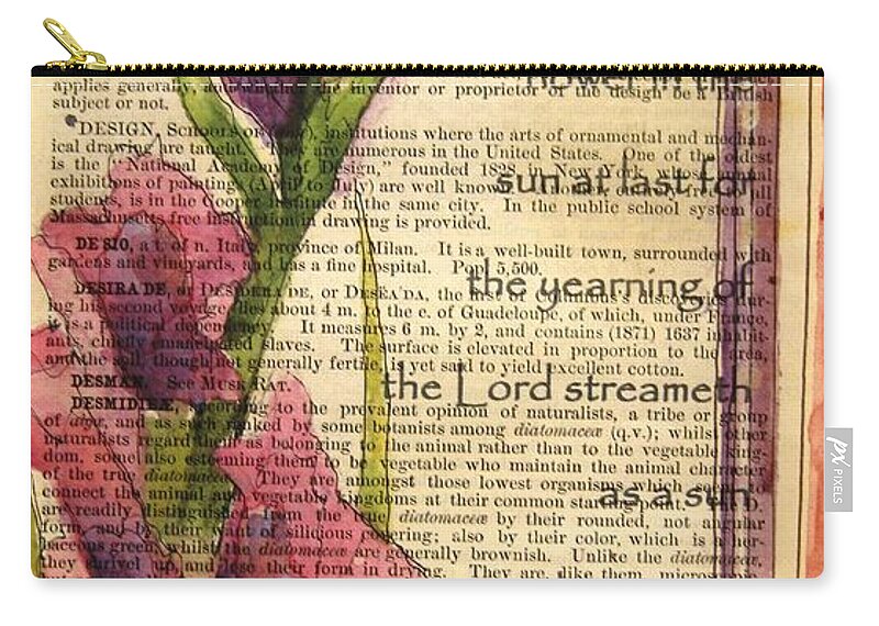 Pink Zip Pouch featuring the painting At Last In the Sun by Maria Hunt