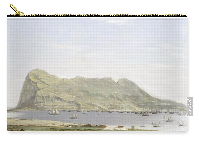 Attributed To Thomas Ender (austrian Carry-all Pouch featuring the painting Attributed To Thomas Ender by MotionAge Designs