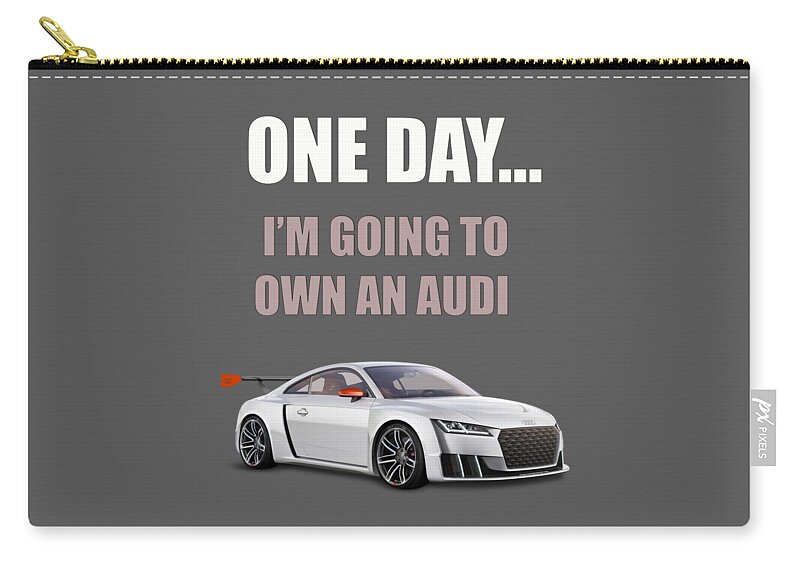 Audi - One Day Zip Pouch by Cars Merch - Pixels