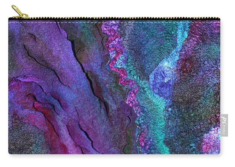 Russian Artists New Wave Carry-all Pouch featuring the photograph Aurora Borealis by Marina Shkolnik