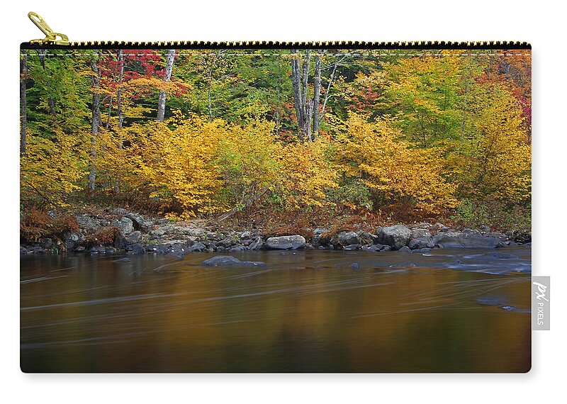 Autumn Zip Pouch featuring the photograph Autumn Color by Juergen Roth