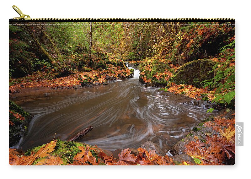 Autumn Carry-all Pouch featuring the photograph Autumn Flow by Andrew Kumler
