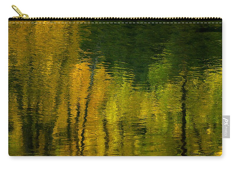 Water Zip Pouch featuring the photograph Autumn In Truckee by Donna Blackhall