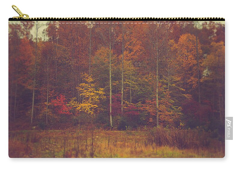 Autumn Zip Pouch featuring the photograph Autumn In West Virginia by Shane Holsclaw