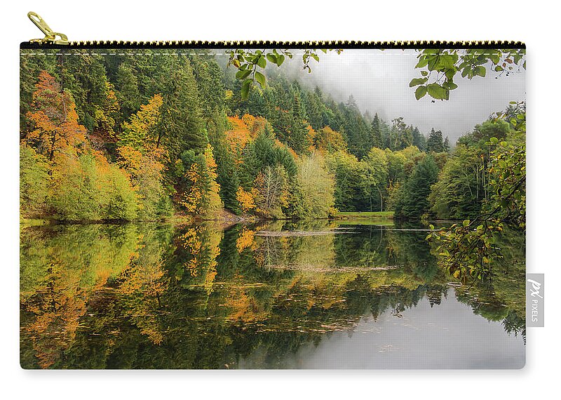 Autumn Zip Pouch featuring the photograph Autumn by Kristina Rinell