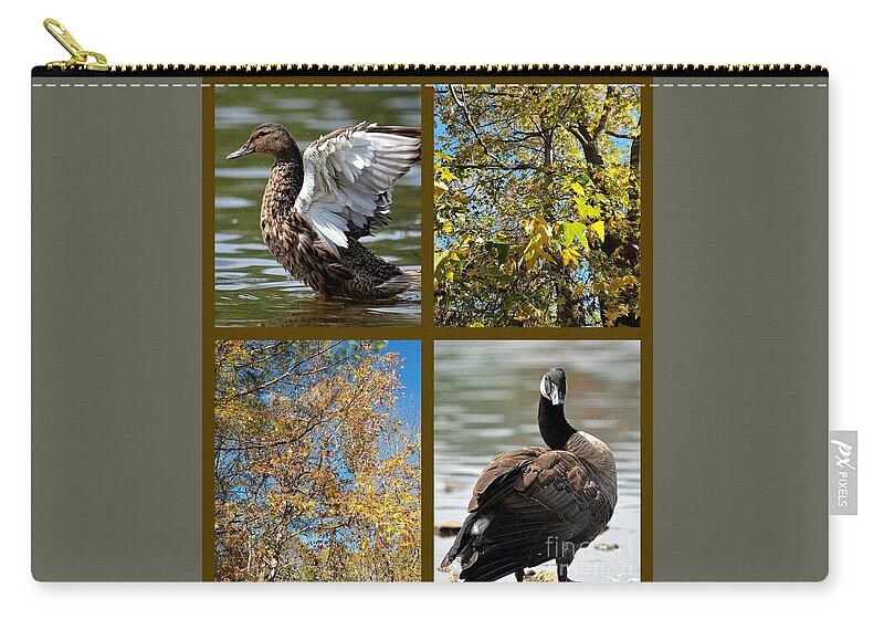 Autumn Zip Pouch featuring the photograph Autumn by Maria Urso