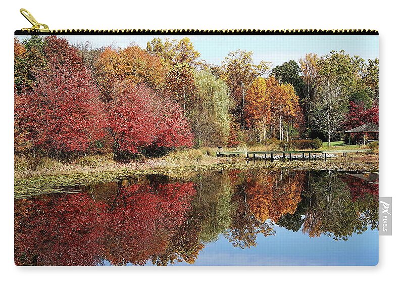 Autumn Zip Pouch featuring the photograph Autumn Palette by David Byron Keener