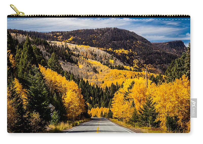 New Mexico Carry-all Pouch featuring the photograph Autumn Rockies by Ron Pate