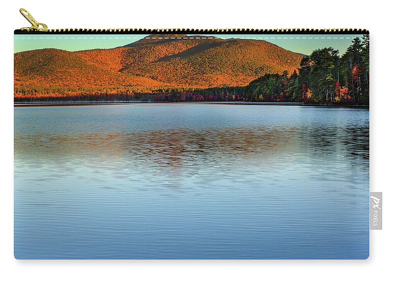 New England Zip Pouch featuring the photograph Autumn Sunrise on Mount Chocorua by David Thompsen
