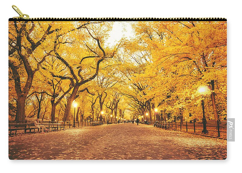 Autumn Zip Pouch featuring the photograph Autumn by Vivienne Gucwa