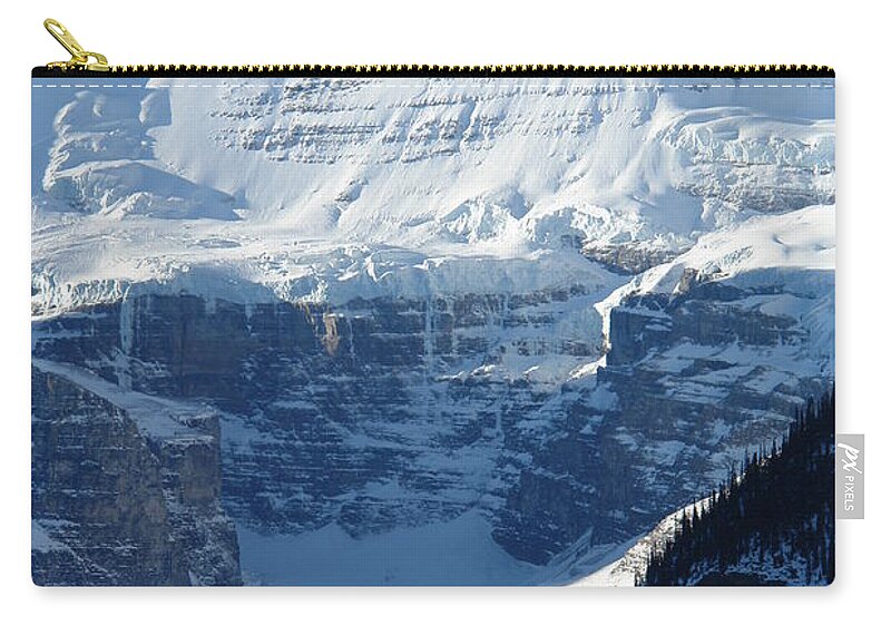 Conditions Are Perfect Zip Pouch featuring the photograph Avalanche Ledge by Greg Hammond