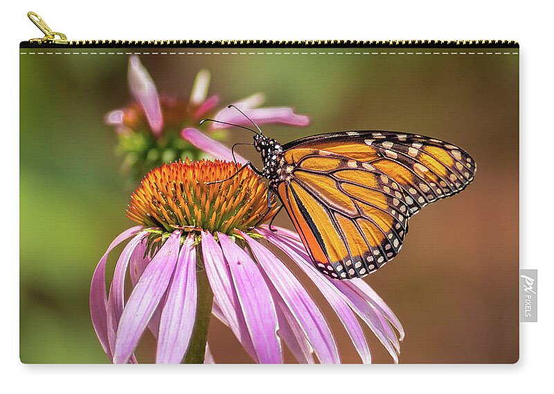 Bill Pevlor Zip Pouch featuring the photograph Avid Gardener by Bill Pevlor