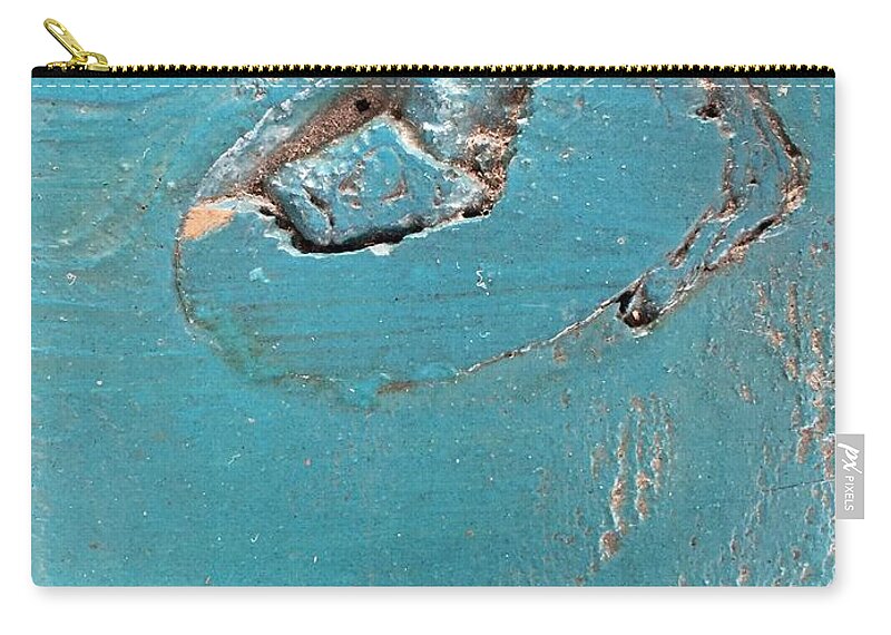 Wood Zip Pouch featuring the photograph Azure Wood by Flavia Westerwelle
