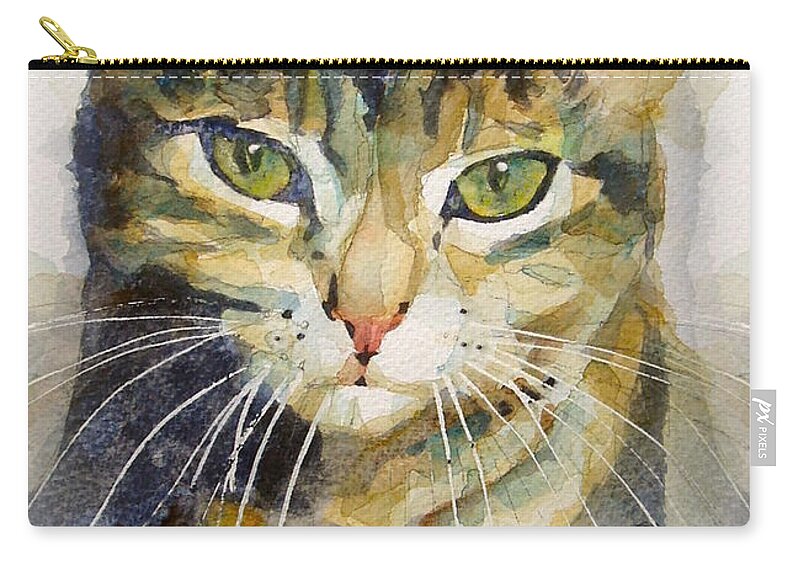 Kittens Zip Pouch featuring the painting Baby I Love You by Paul Lovering