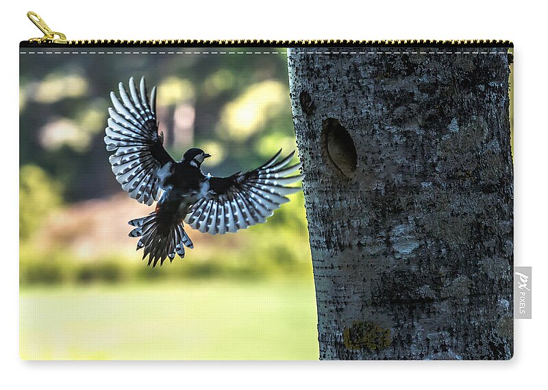 Backlighting Carry-all Pouch featuring the photograph Backlighting by Torbjorn Swenelius