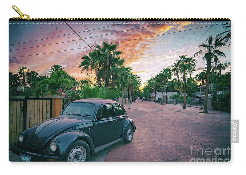 Beetle Carry-all Pouch featuring the photograph Baja Beetle by Becqi Sherman