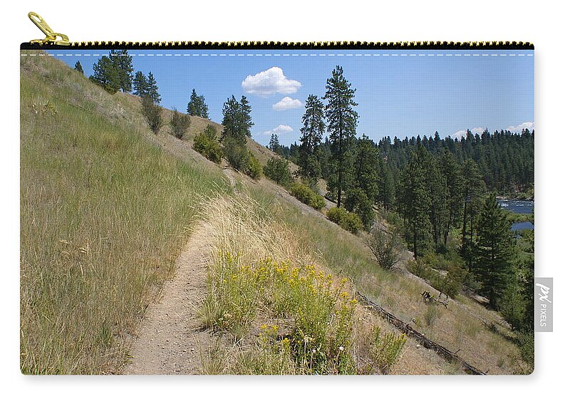 Nature Zip Pouch featuring the photograph Bakery Hill by Ben Upham III