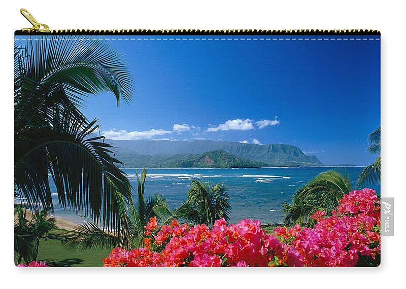 A40b Zip Pouch featuring the photograph Bali Hai Point by David Cornwell First Light Pictures Inc - Printscapes