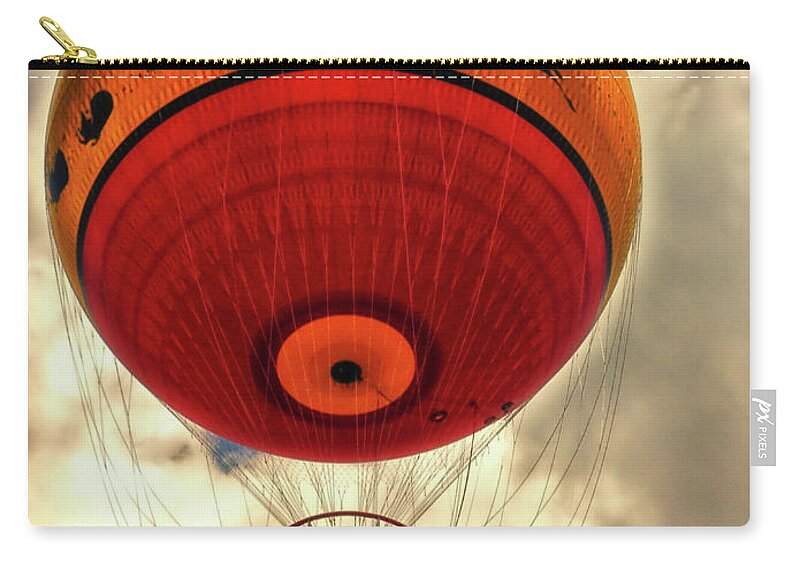Transportation Zip Pouch featuring the photograph Balloon Ride Walt Disney World FL PM by Thomas Woolworth