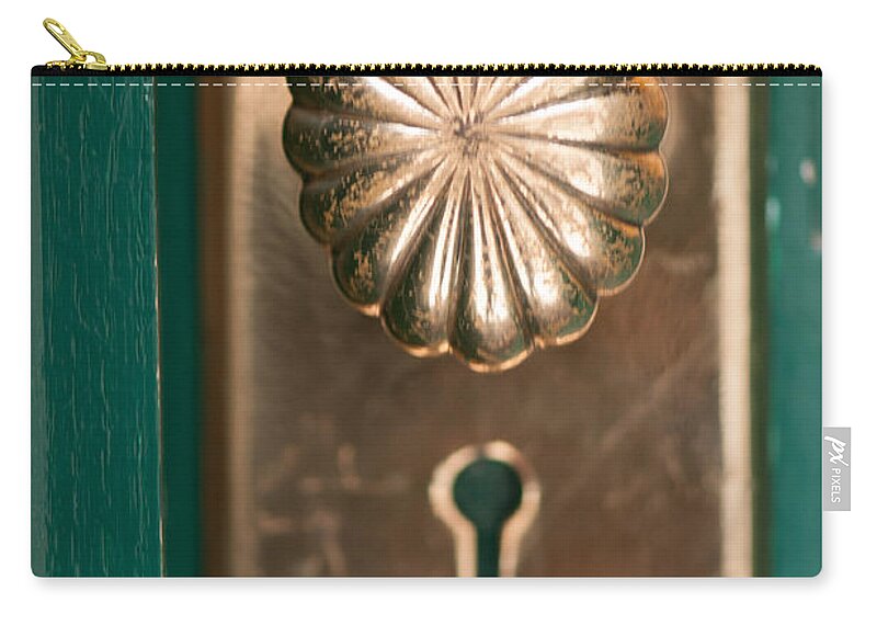 America Zip Pouch featuring the photograph Baltimore Doorknob #1 by Brian Green