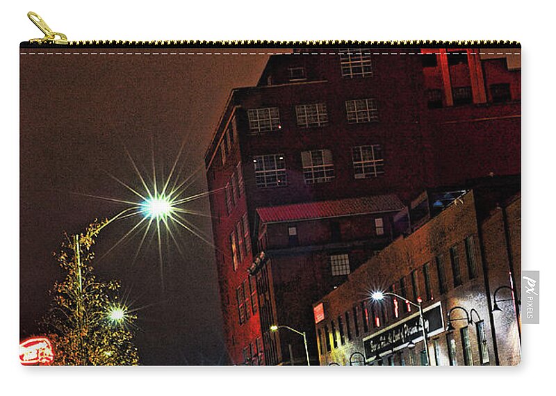 Baltimore Zip Pouch featuring the photograph Baltimore Nights by La Dolce Vita