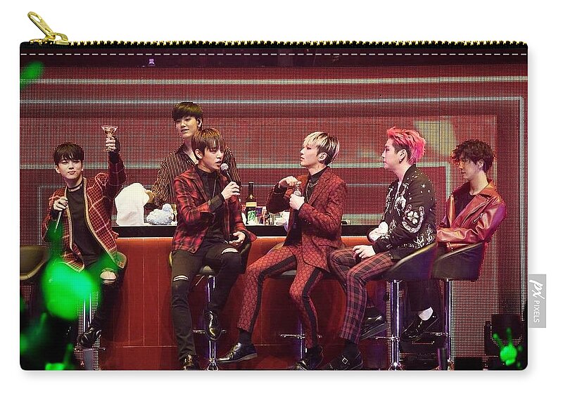 B.a.p Zip Pouch featuring the photograph B.a.p by Mariel Mcmeeking