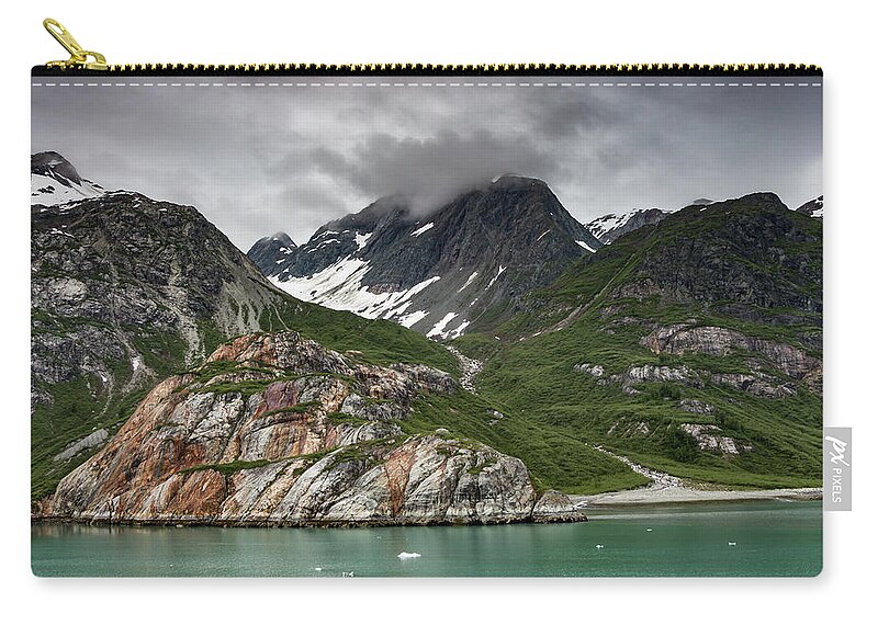 Mountains Zip Pouch featuring the photograph Barren Wilderness by Ed Clark