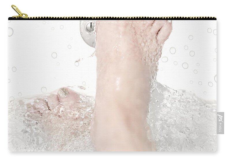 Bath Zip Pouch featuring the photograph Bath Spa by Diana Angstadt