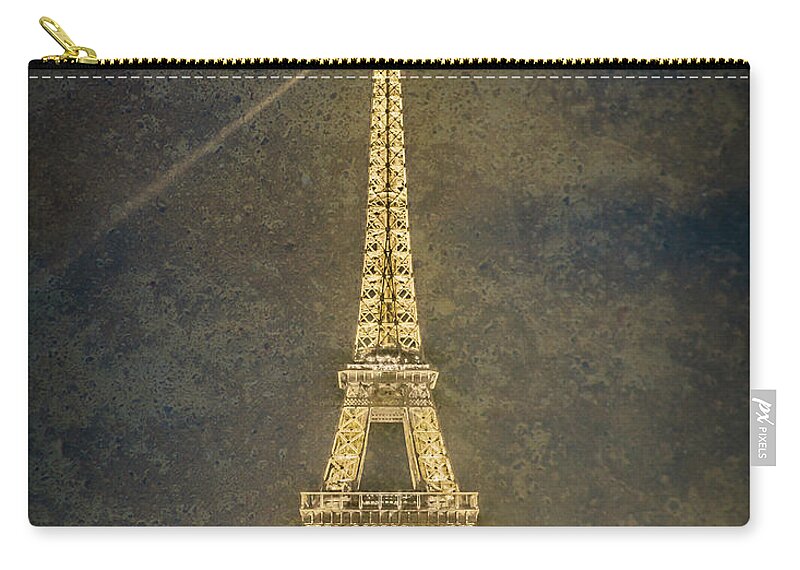 Eiffel Tower Zip Pouch featuring the photograph Paris, France - Beacon by Mark Forte
