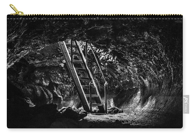 Lava Zip Pouch featuring the photograph Beam Me Up by Marnie Patchett