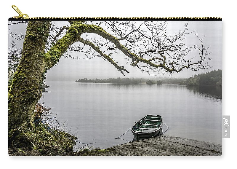 Ireland Zip Pouch featuring the photograph Beautiful Ballynahinch Lake by WAZgriffin Digital