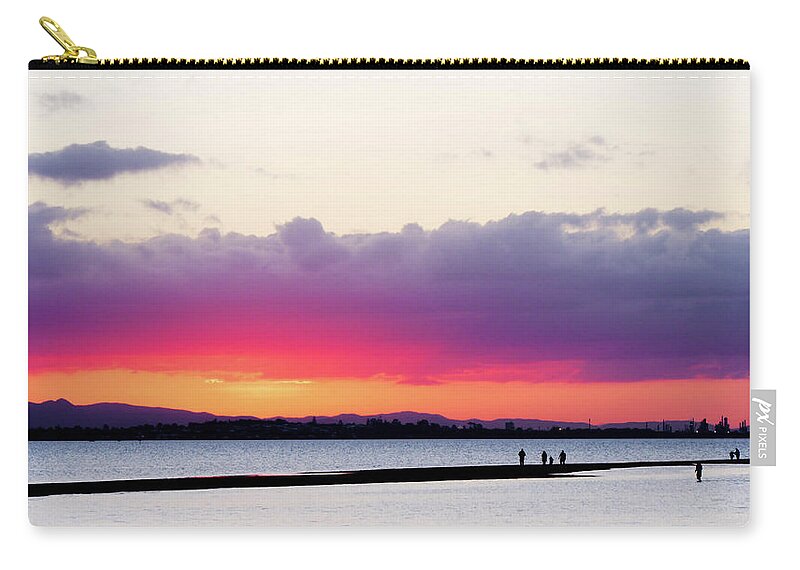 Landscape Zip Pouch featuring the photograph Beautiful Evening by Michael Blaine