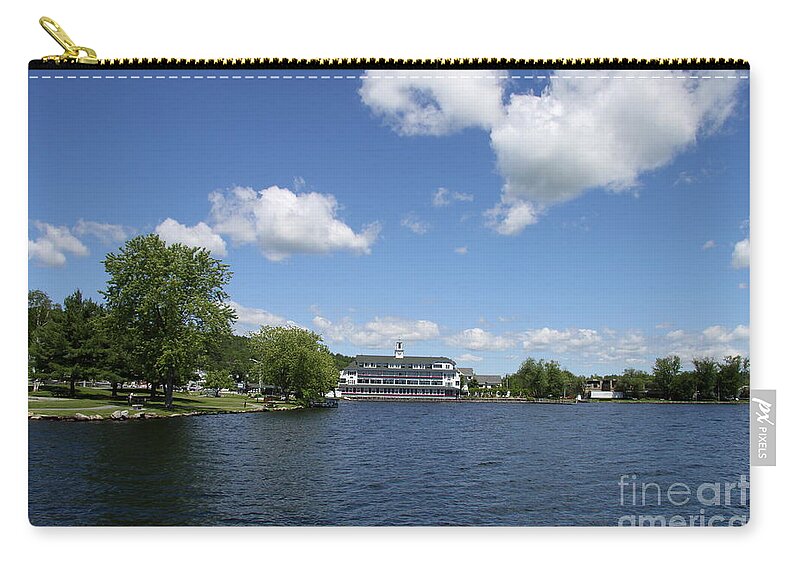 Summer Zip Pouch featuring the photograph Beautiful Summerday At Lake Winnipesaukee by Christiane Schulze Art And Photography