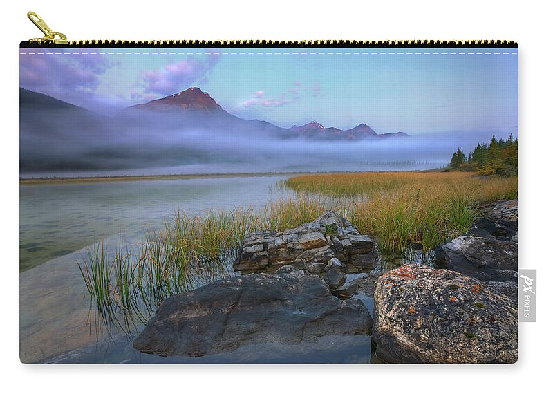 Jasper Zip Pouch featuring the photograph Beauty Creek Dawn by Dan Jurak