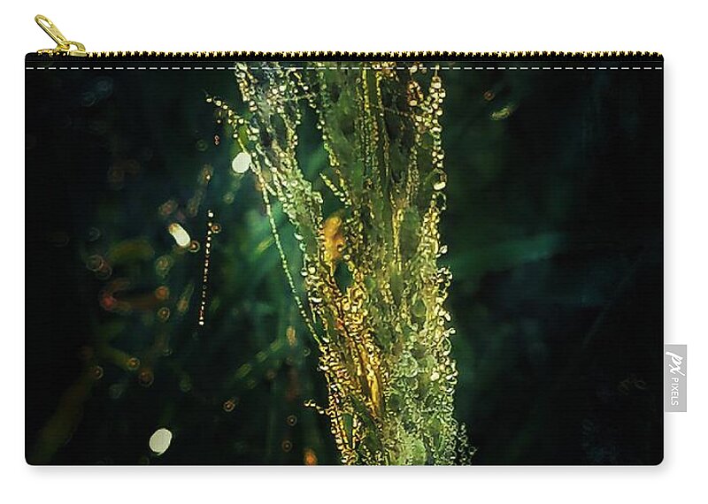 Beauty In The Dark Zip Pouch featuring the photograph Beauty in the Dark by Maria Urso