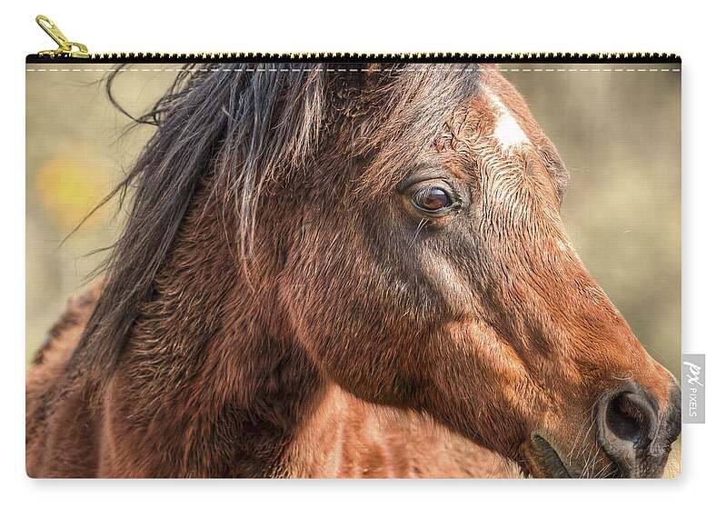 Equine Zip Pouch featuring the photograph Beauty by Kristina Rinell