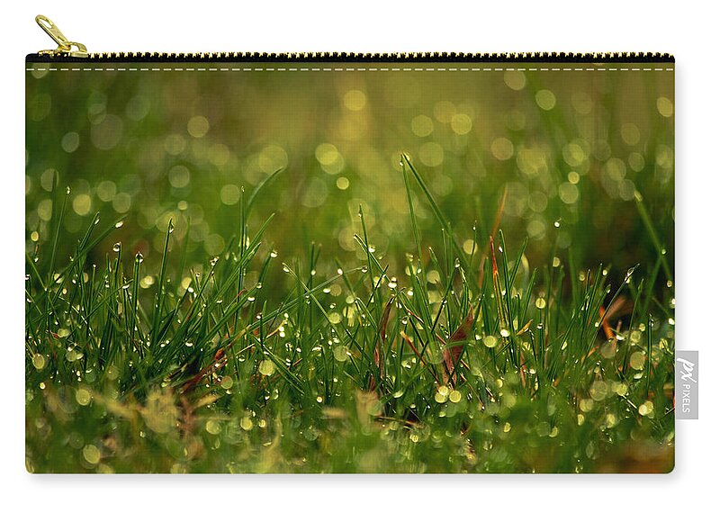 Grass Zip Pouch featuring the photograph Beauty by Lara Morrison