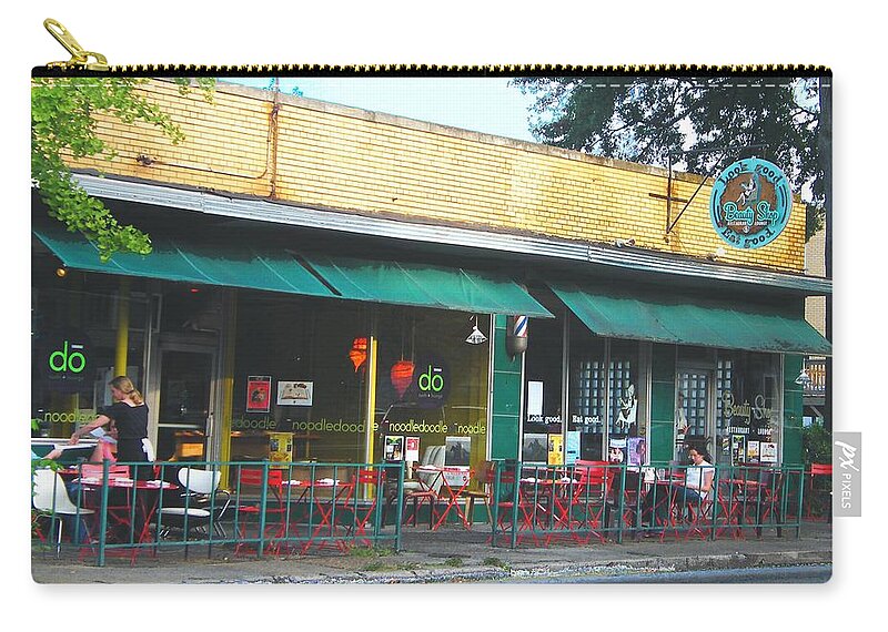 Restaurant Zip Pouch featuring the photograph Beauty Shop and Do Cooper Young Memphis by Lizi Beard-Ward