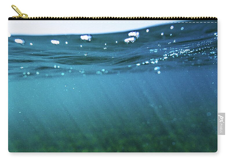Underwater Zip Pouch featuring the photograph Beauty Under the Water by Gemma Silvestre