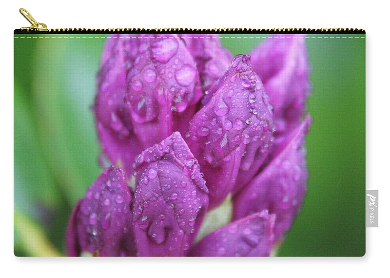 Flower Zip Pouch featuring the photograph Bedazzled by Alex Grichenko