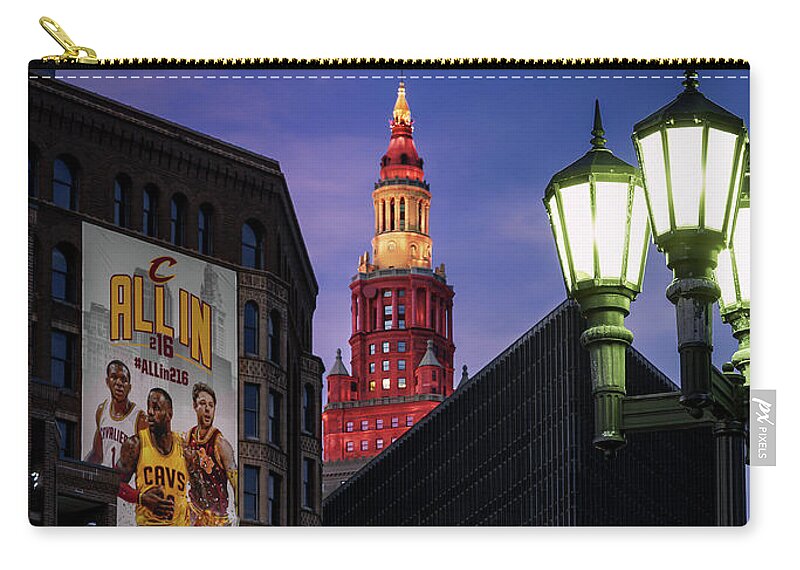 Believeland Zip Pouch featuring the photograph Believeland by Dale Kincaid