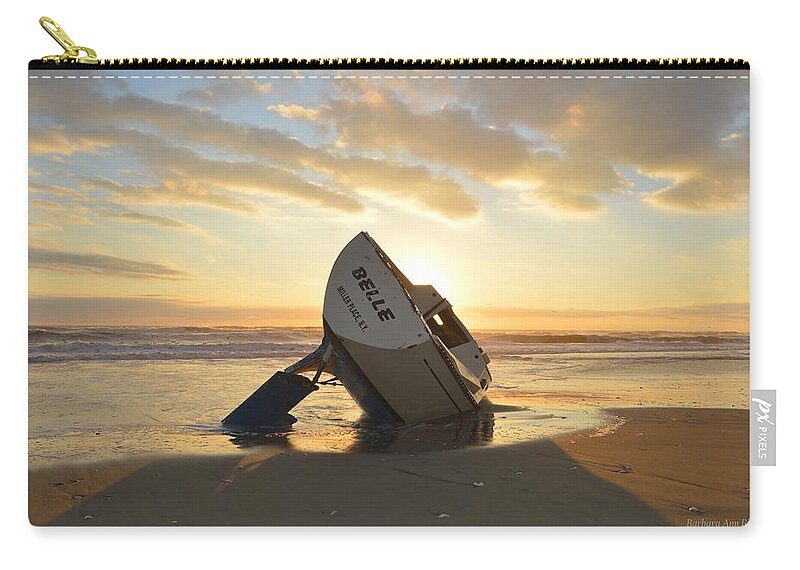 Obx Sunrise Zip Pouch featuring the photograph Belle at Sunrise by Barbara Ann Bell