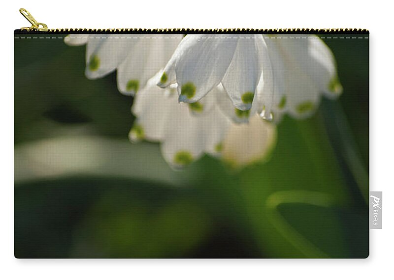 Flowers Zip Pouch featuring the photograph Bells by Elsa Santoro