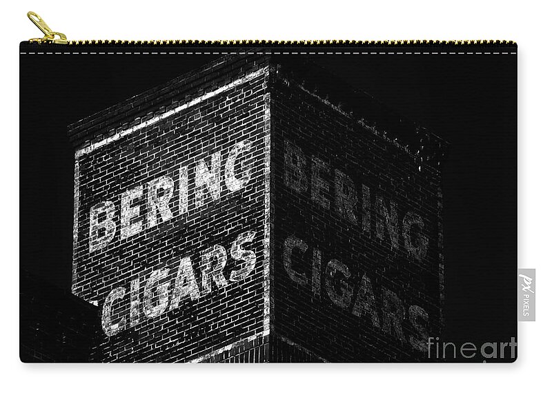 Cigar Zip Pouch featuring the photograph Bering Cigar Factory by David Lee Thompson