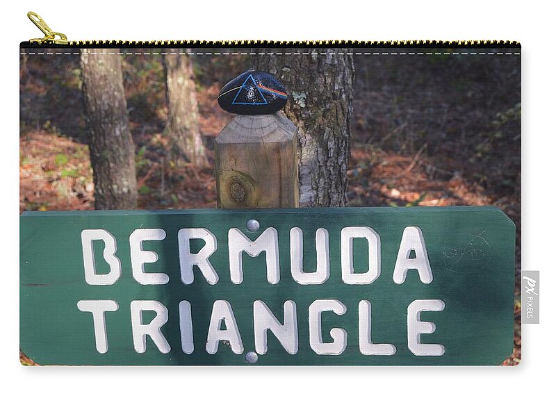 Bermuda Triangle Zip Pouch featuring the photograph Bermuda Triangle by Warren Thompson