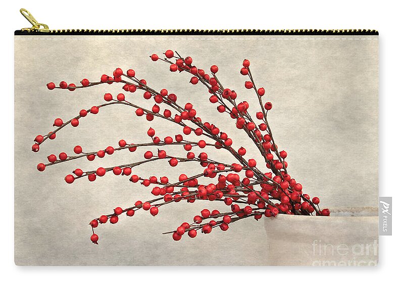 Maine Zip Pouch featuring the photograph Berries Still Life by Karin Pinkham